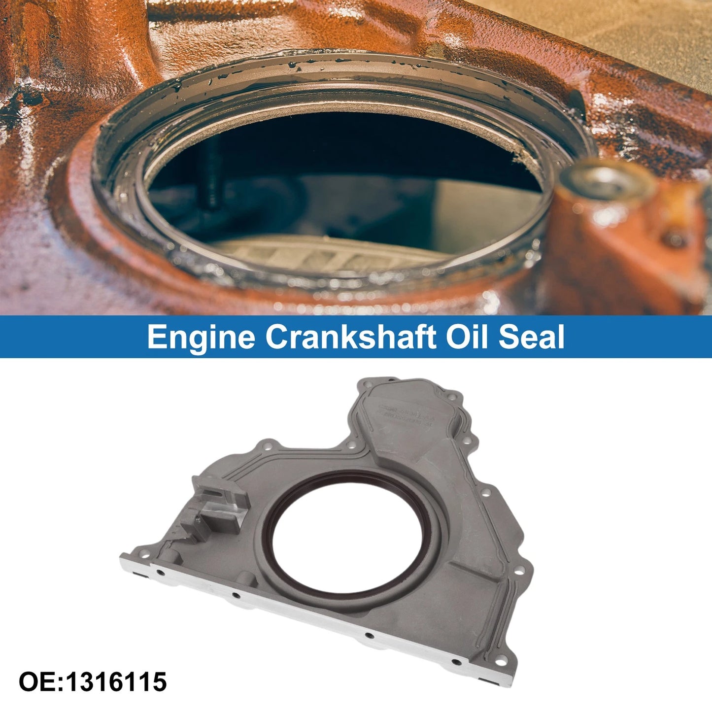 Rear Crankshaft Oil Seal for Land Rover Range Rover (2012–2022) No. 1316115