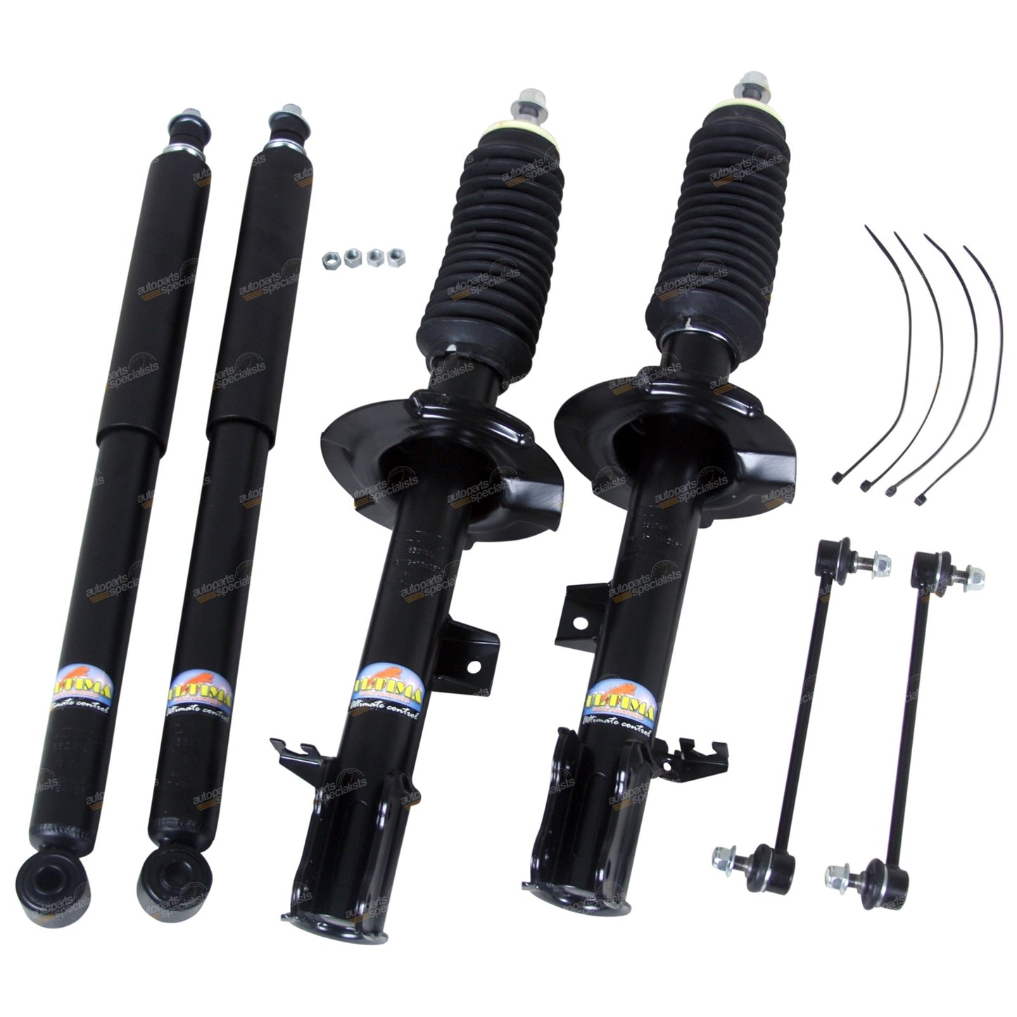 Set of 4 Gas Strut Shock Absorbers for Ford Escape (2001–2010)