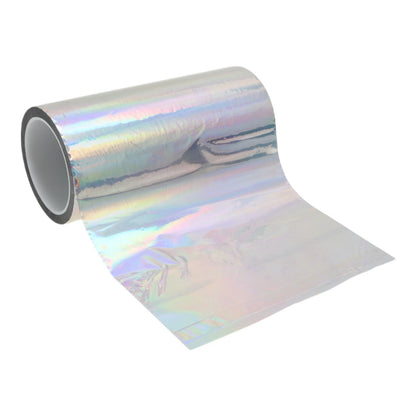 Pinstripe Tape 200mm x 50m for Car Motorcycle Boat Laser Silver Tone (1 Pcs)