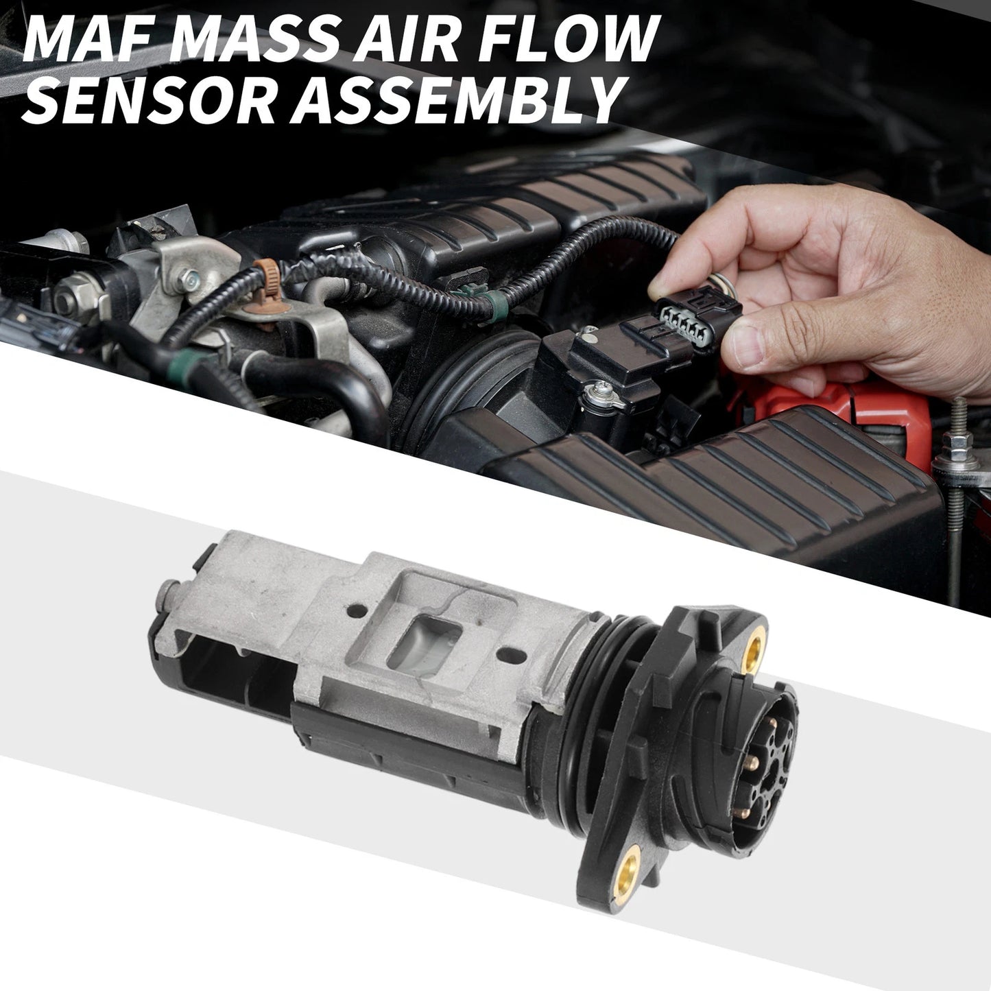 MAF Mass Air Flow Sensor for Mercedes-Benz W202 C140 W140 R129 (A00009408048)
