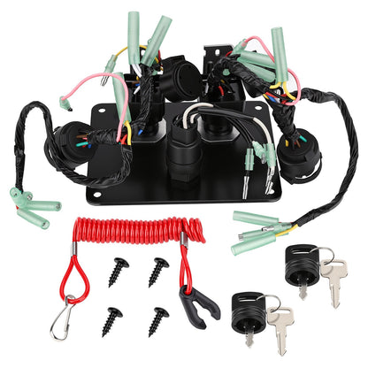 Dual Engine Key Switch Panel for Yamaha Outboard (12V)