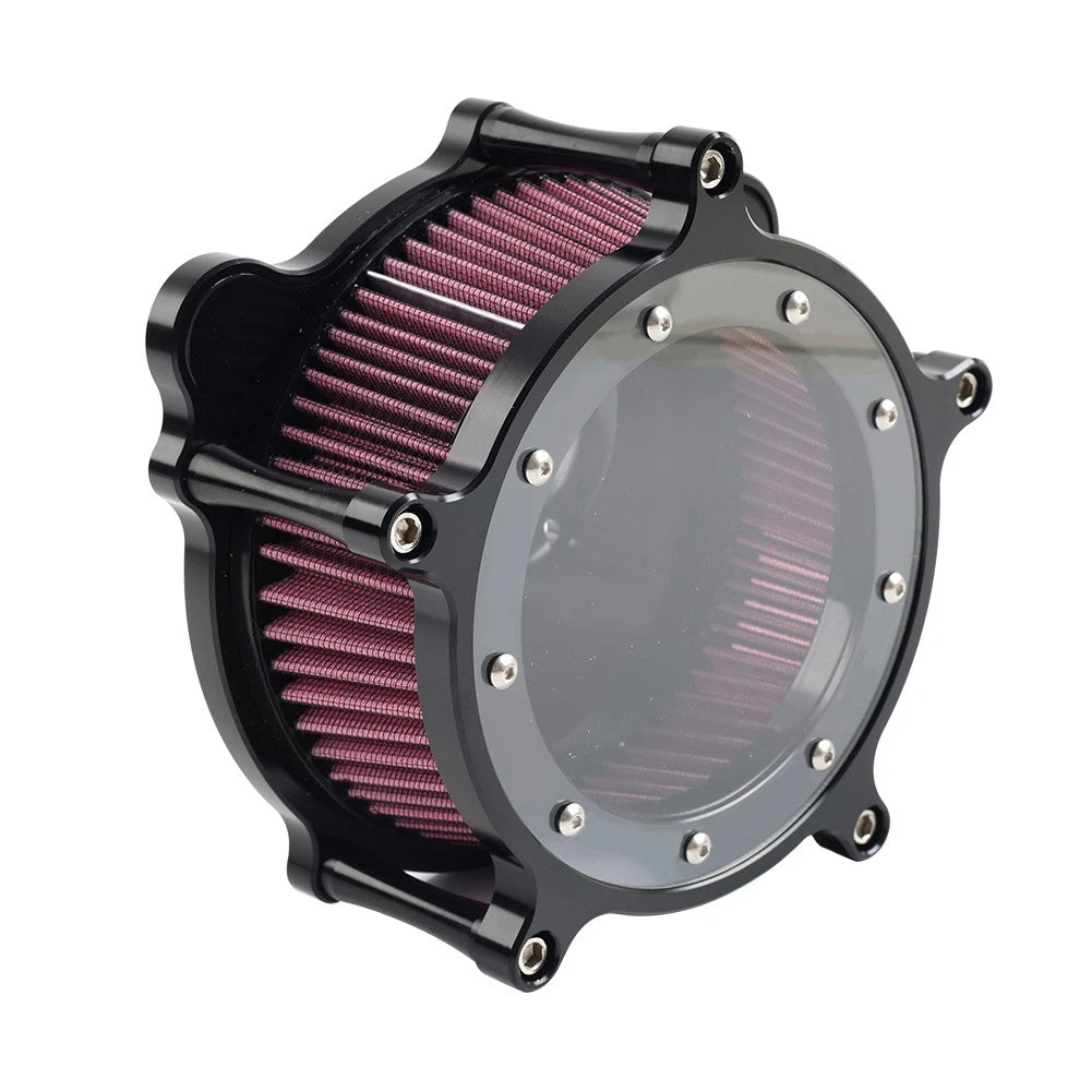 Air Cleaner Intake Filter Kit for Harley Dyna Softail Fat Boy Electra Glide (2000–2023)