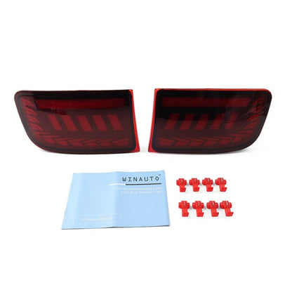 1 Pair ABS Daytime Running Light Turn Signal Fog Lamp for Toyota CHR (2016–2019)