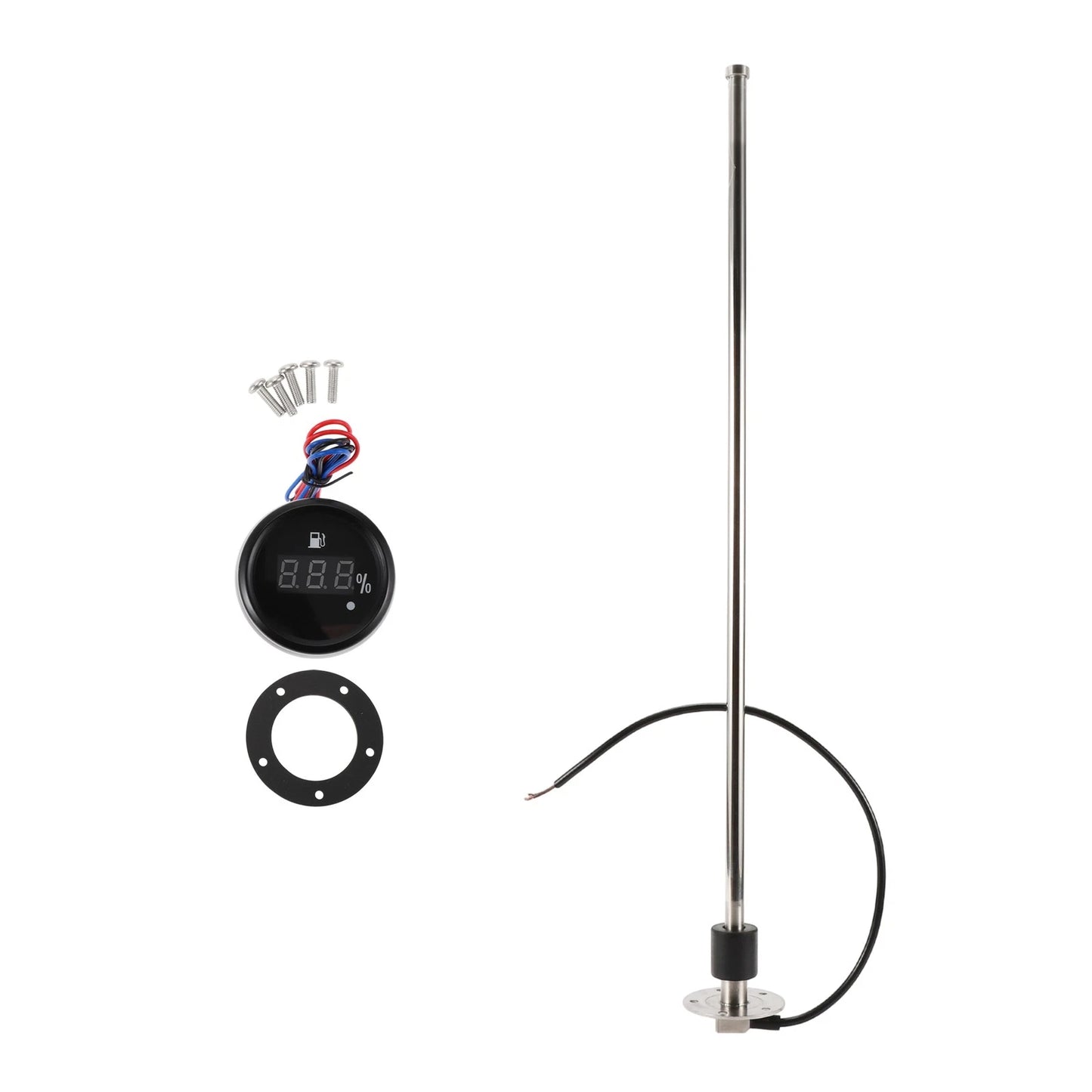 Fuel Sending Unit and Gauge Kit 0-190 Ohm 711mm for Boat Car