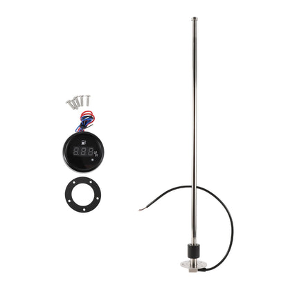 Fuel Sending Unit and Gauge Kit 0-190 Ohm 711mm for Boat Car