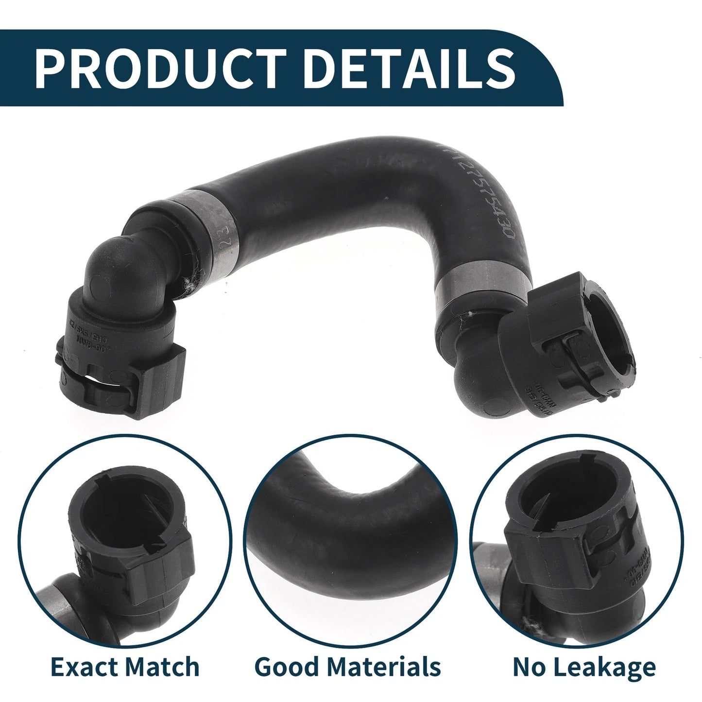 Radiator Hose No. 17127575430 for BMW F01 750LXi (2009–2015)