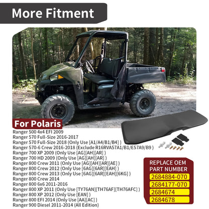 Black Bottom Seat for Polaris Ranger Crew 800 (2011–2014)