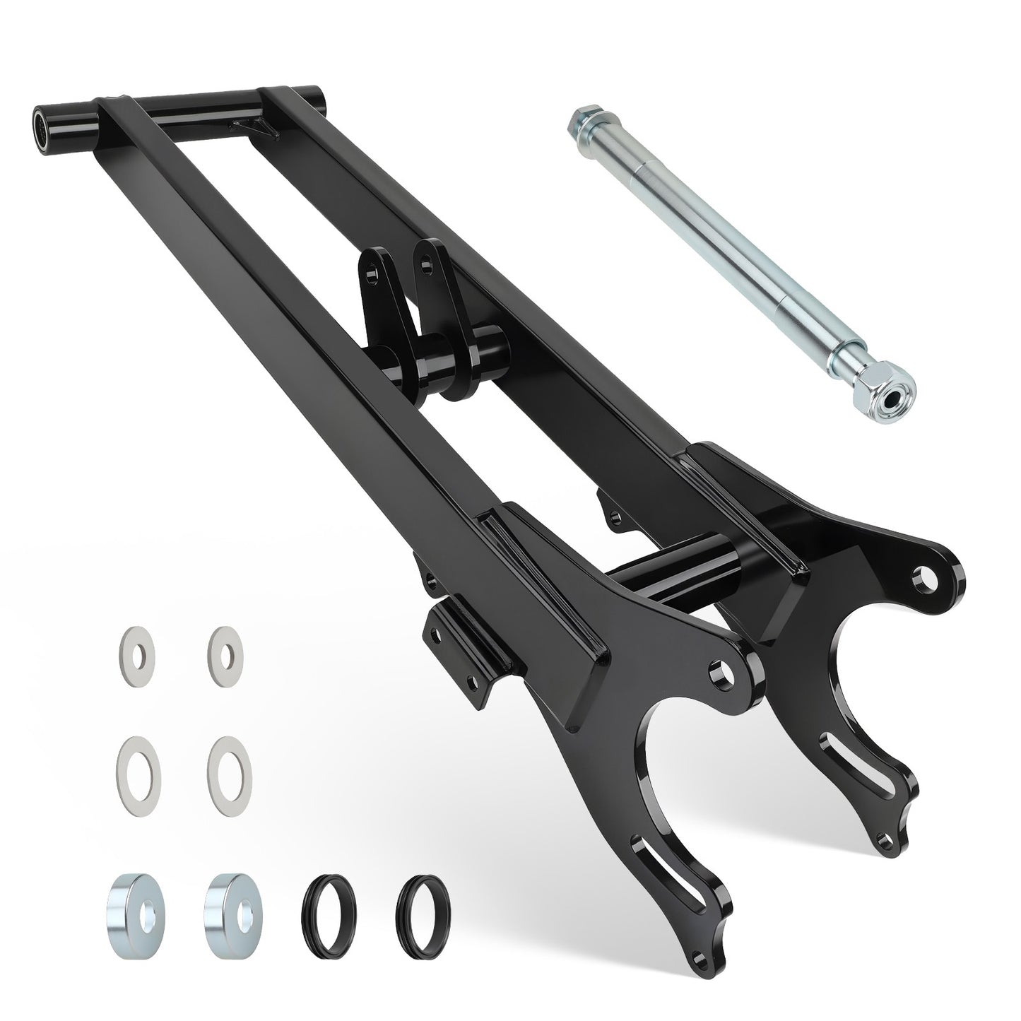 6" Extended Chrome Black Rear Swing Arm for Yamaha Banshee 350 (1987–2006)