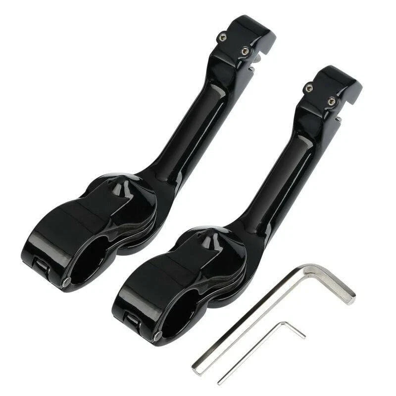 1-1/4'' Angled Engine Guard Foot Peg Mount for Harley Sportster