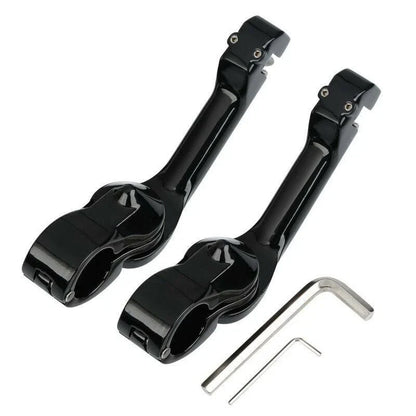 1-1/4'' Angled Engine Guard Foot Peg Mount for Harley Sportster