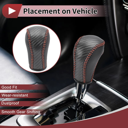 Gear Shift Knob Cover for Mazda CX-5 (2012–2023) Brown Faux Leather