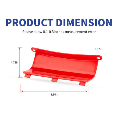 Rear Fender Battery Cover for Honda Rancher 350 (2000–2003) Red