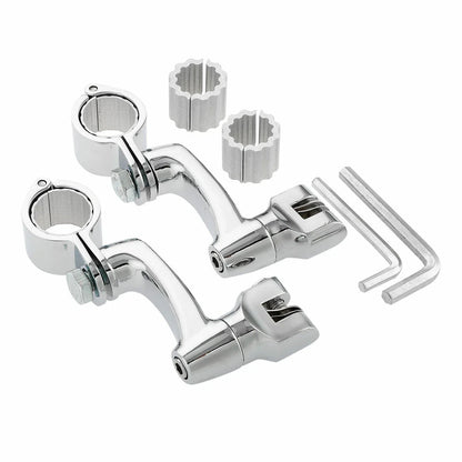22mm 25mm 32mm 35mm Highway Foot Pegs Mount Clamps for Harley Touring
