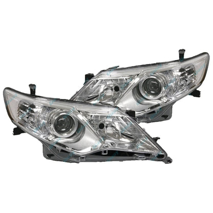 Chrome Headlights Pair for Toyota Camry ASV50 Altise/Atara (2011-2015)