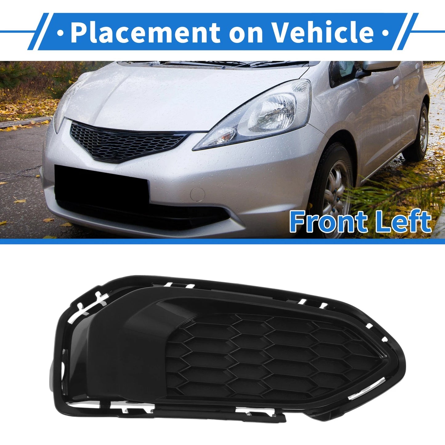 Front Left Fog Light Grill No. 71108T5HH50 for Honda Fit (2018–2019)