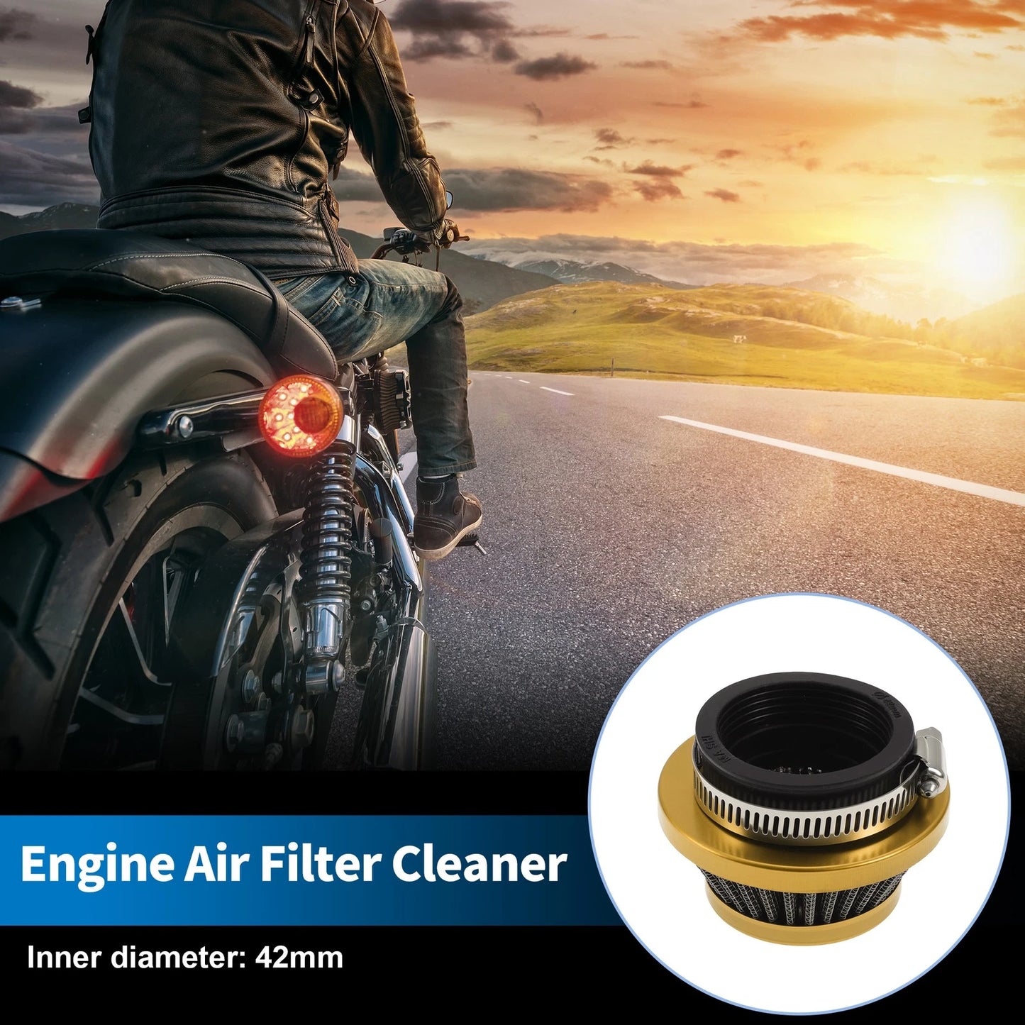 Air Filter for Motorcycle (42mm)