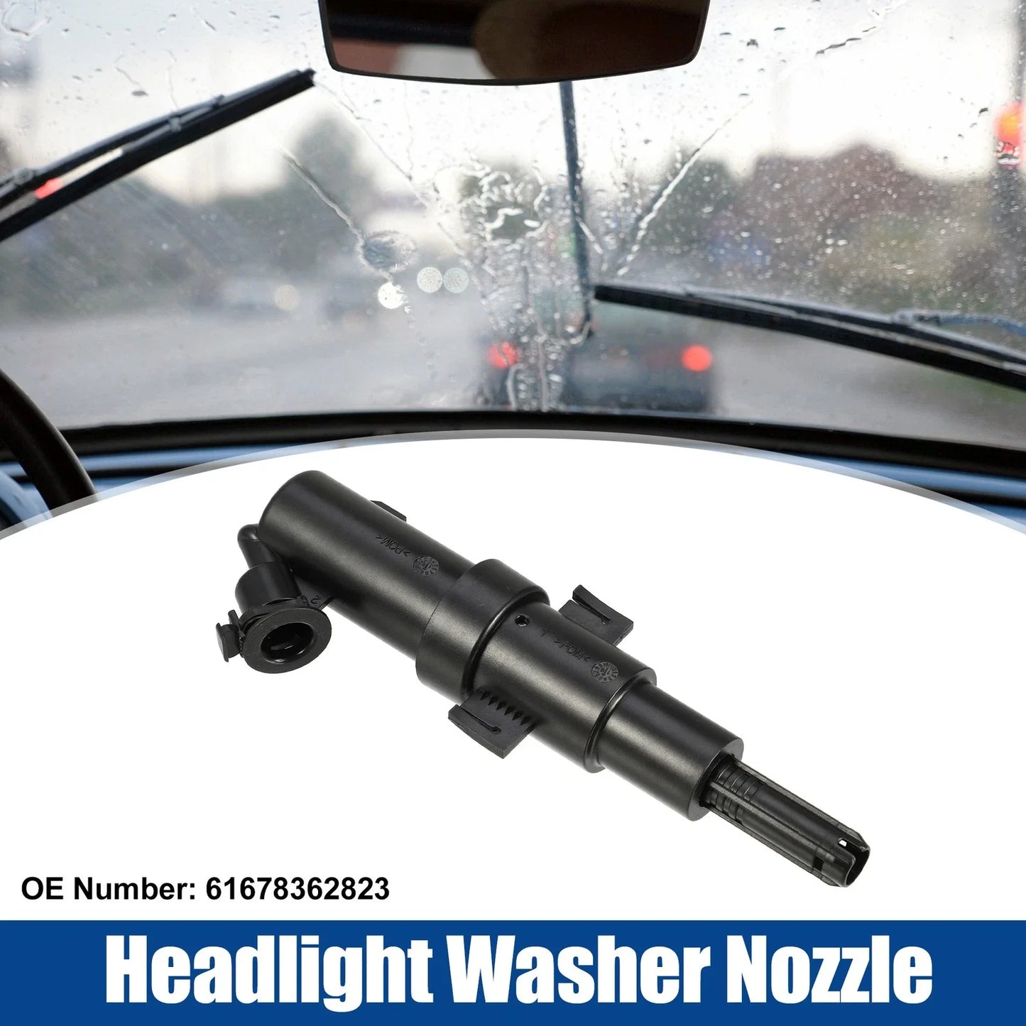 Right Headlight Washer Nozzle Cleaning Sprayer Jet for BMW 325Ci (1999 - 2006)