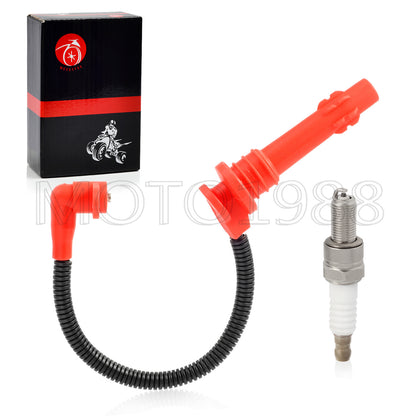 Ignition Coil Cap with Wire and Spark Plug for Polaris Sportsman 450 HO (2016–2017)