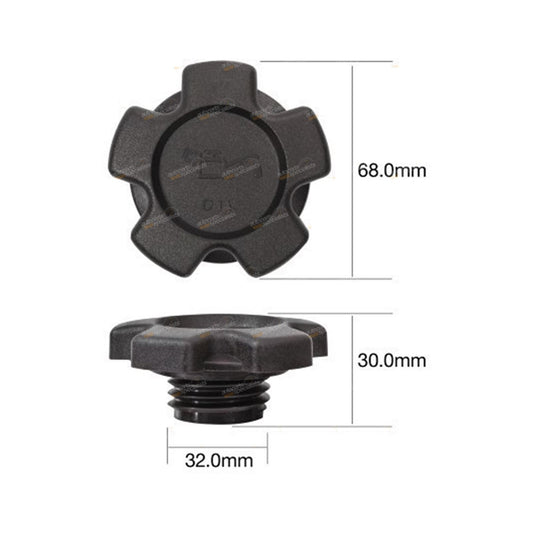 Engine Oil Filler Cap for Nissan Skyline HR31 R31 (1987–1989)