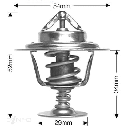 Thermostat Dayco for Nissan Terrano II WD21 4cyl 2.7L TD27T (1988 - 1995)