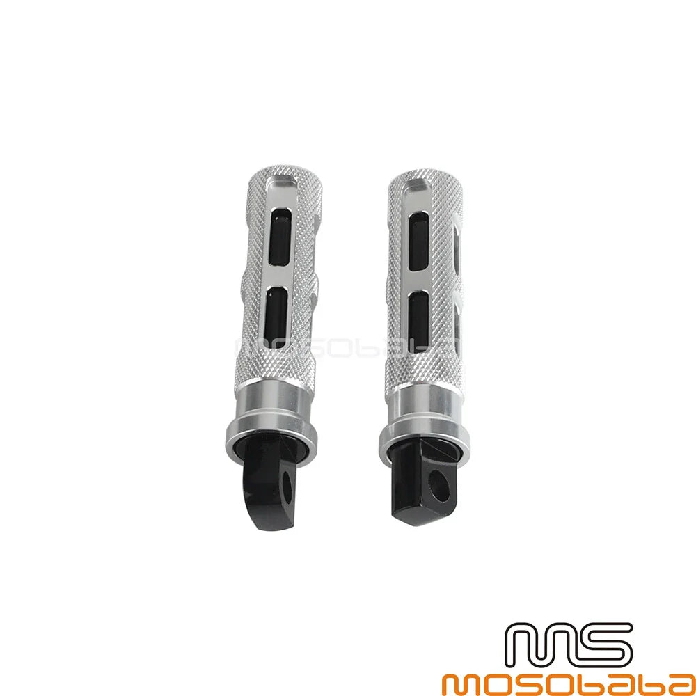 Silver Pillion Passenger Side Bumper Step for Harley Street Glide (2014-2023)