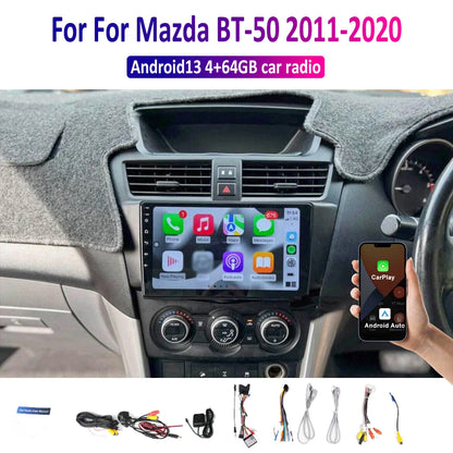 Wireless Carplay Android Auto Head Unit for Mazda BT-50 (2011-2020)