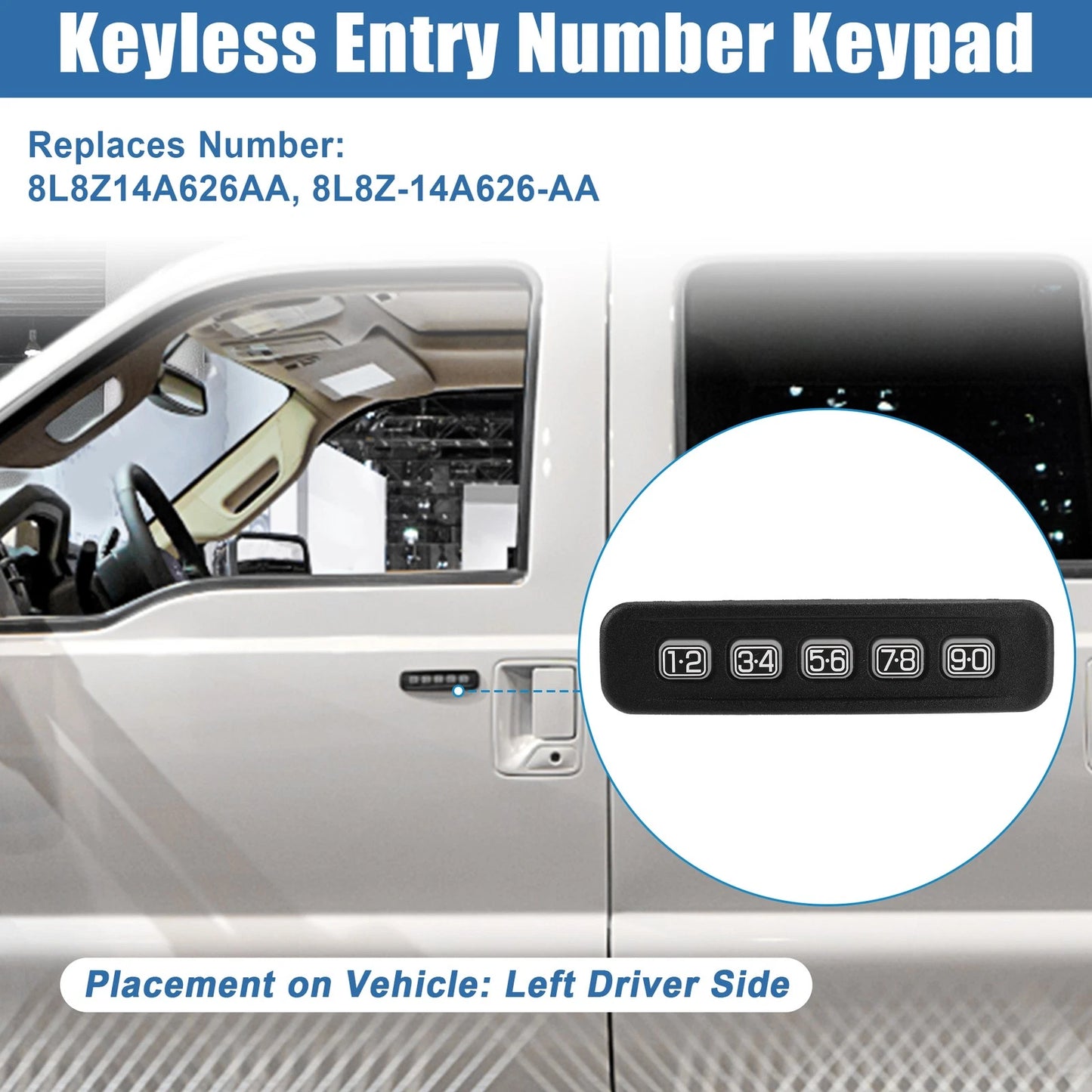 Keyless Entry Keypad No. 8L8Z14A626AA for Ford F250 F350 (2008–2016)
