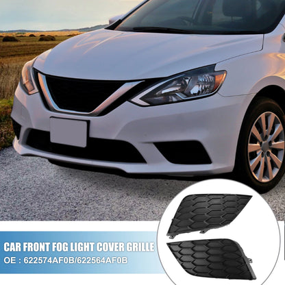 Fog Light Grille Cover for Nissan Sentra (2016–2019)