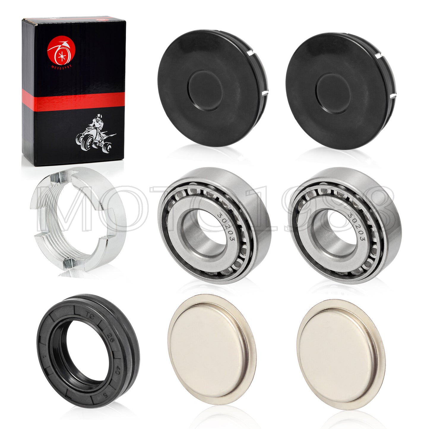Swingarm Bearing Seal Set for Honda Foreman Rubicon 400 450 500 Recon 250 (2000–2023)