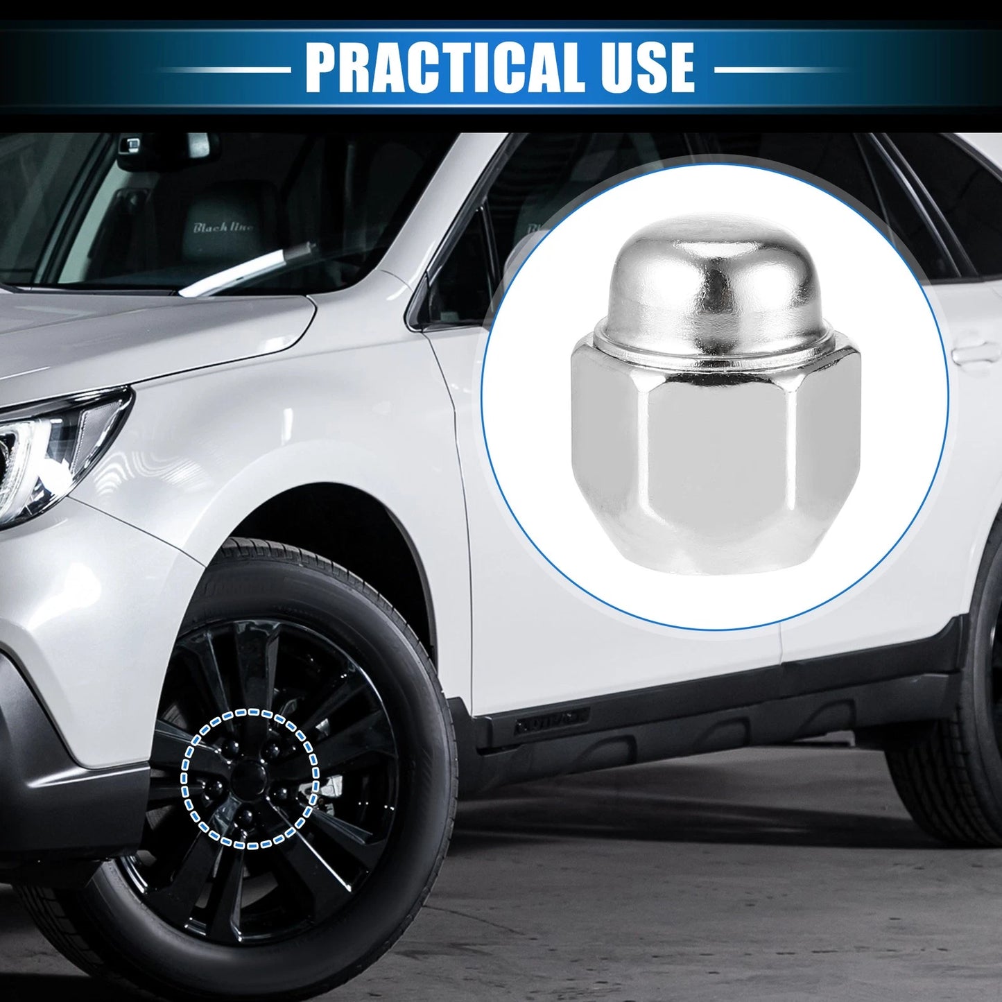 20pcs M12x1.25 Wheel Lug Nut for Honda Accord (1976–1981) No.SU00300765/28171AG000