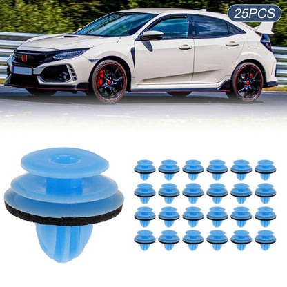 25pcs Door Trim Clips for Lexus ES250 (2021–2022) No. 67771-26240 Plastic Blue