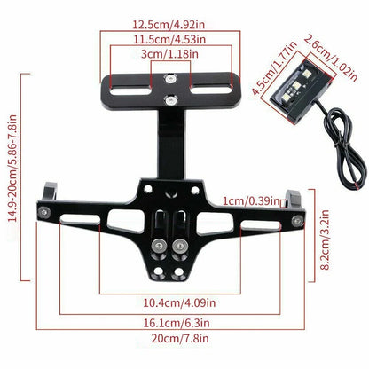 Fender Eliminator License Plate Bracket for Ducati Monster (695-1100)