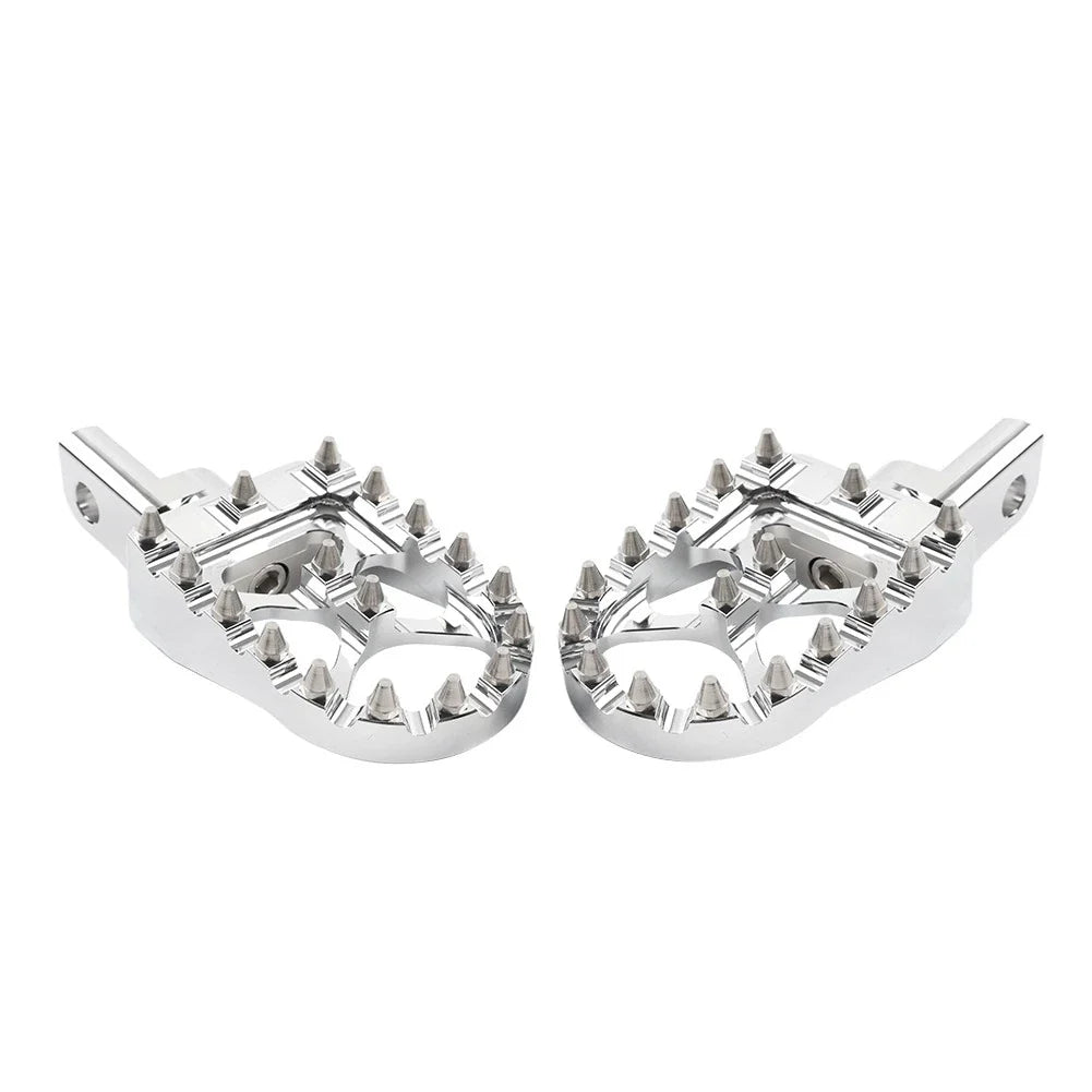 MX Style Foot Pegs for Harley Sportster XL1200 883 Chrome (2004-2023)