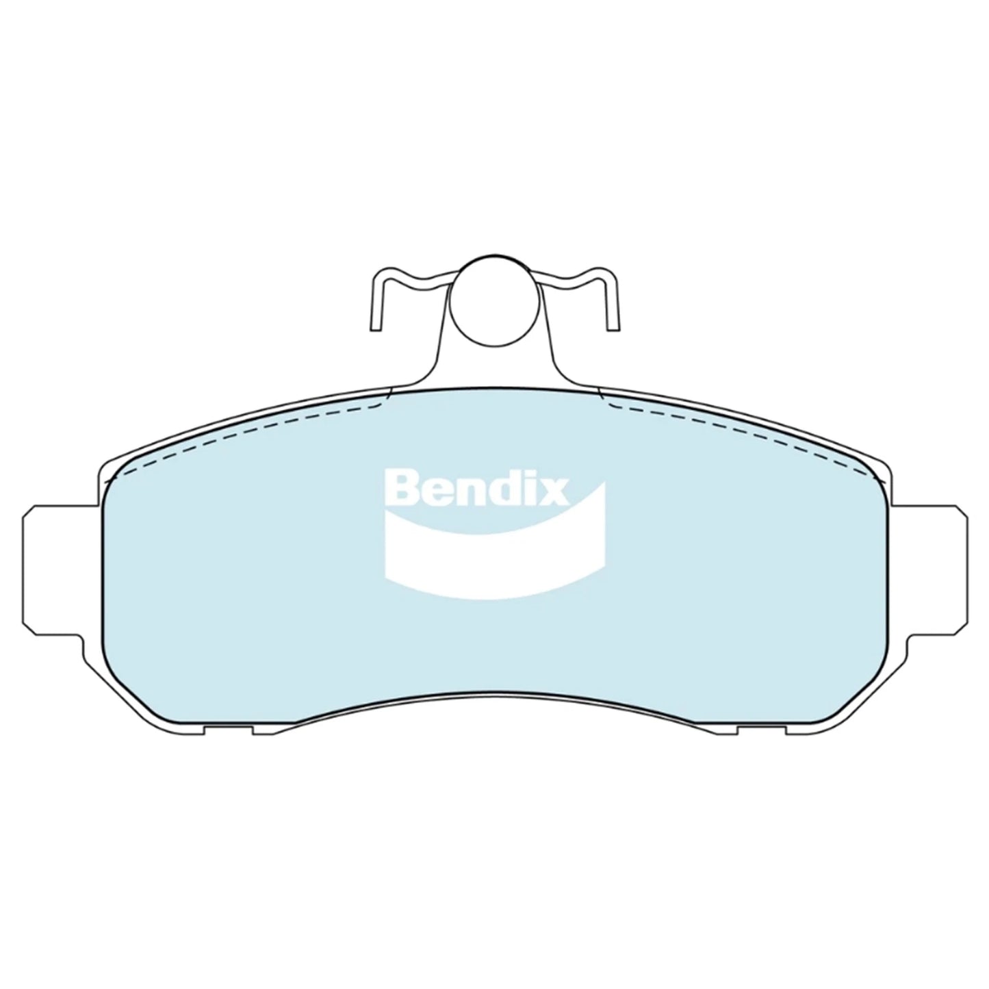 Set of 4 Bendix Front Disc Brake Pads for Mitsubishi Verada (1991–1999)