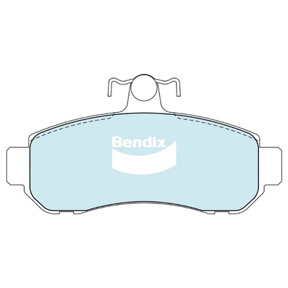 Set of 4 Bendix Front Disc Brake Pads for Mitsubishi Verada (1991–1999)