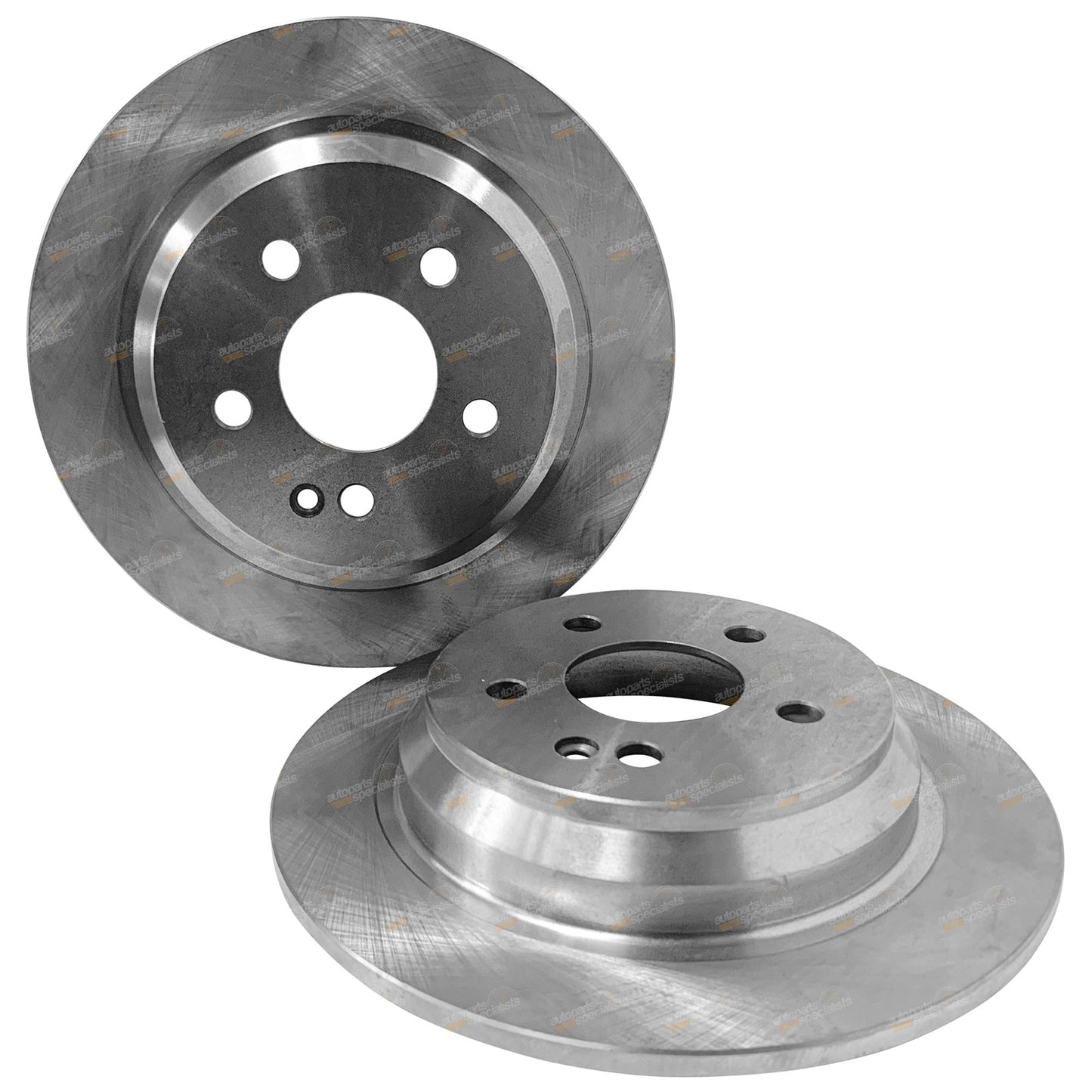 2 Rear Disc Brake Rotors for Mercedes-Benz Viano W639 (2011–2012) 296mm