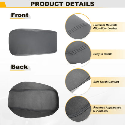 Middle Console Lid Armrest Cover for Toyota Avalon (2013–2018) Dark Gray