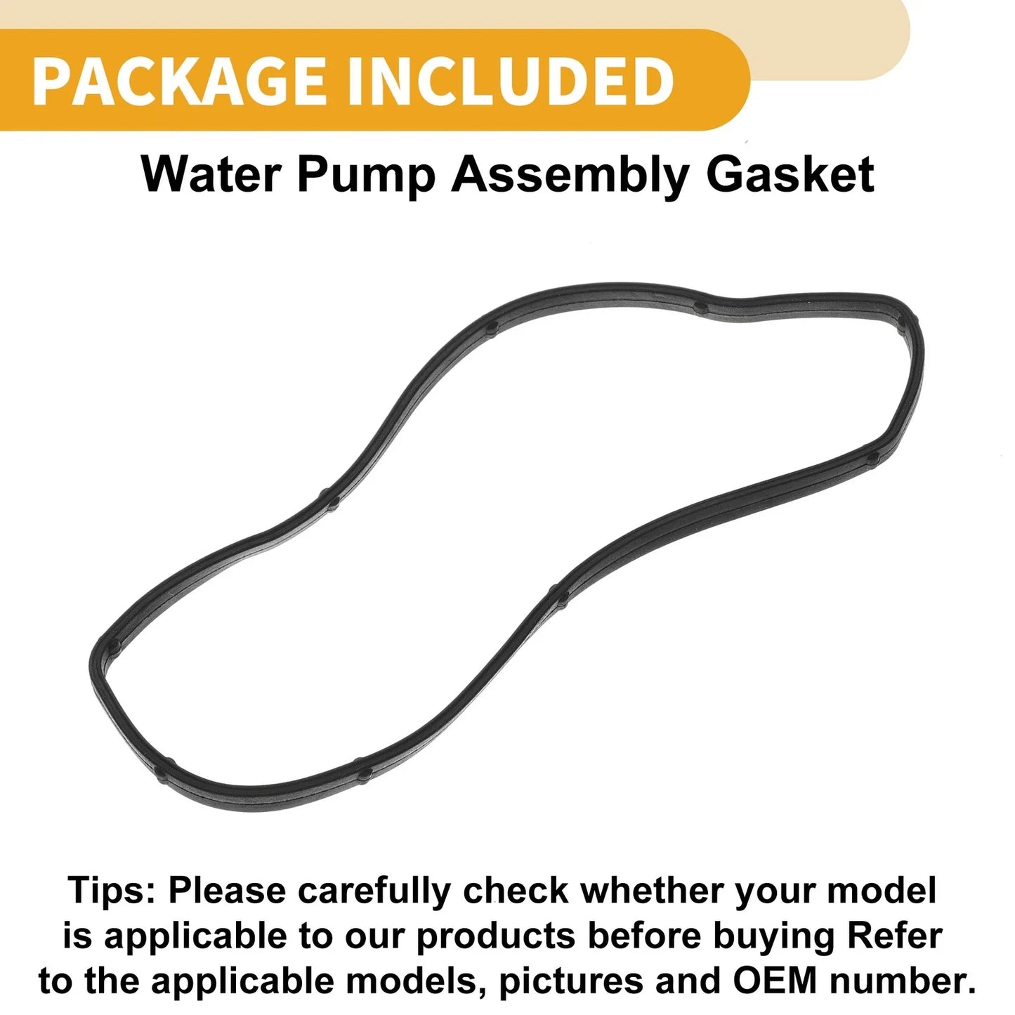 Water Pump Assembly Gasket for Porsche Cayenne (2008-2018) - 1 Pcs Engine