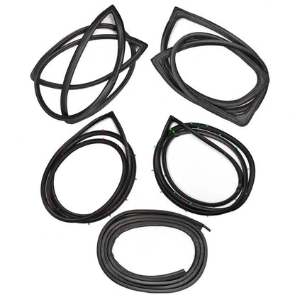 Weatherstrip Rubber Seal Complete Set 5 Fits Datsun Sunny KB310 2D Coupe 1977-81