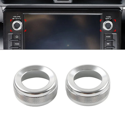 Center Console Volume Switch Knob Ring for Subaru BRZ, Toyota GR86 (2021–2024)