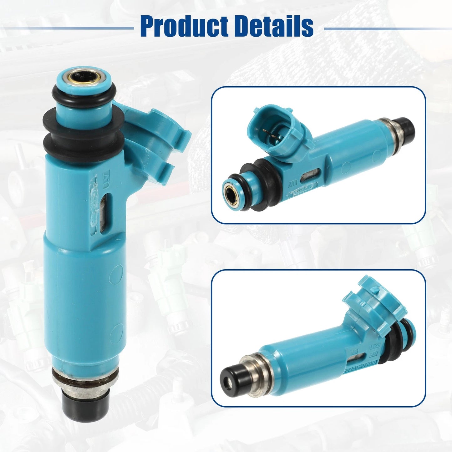 Set of 4 Fuel Injector Nozzles 23209-03010 for Toyota Camry Solara (1999–2001)
