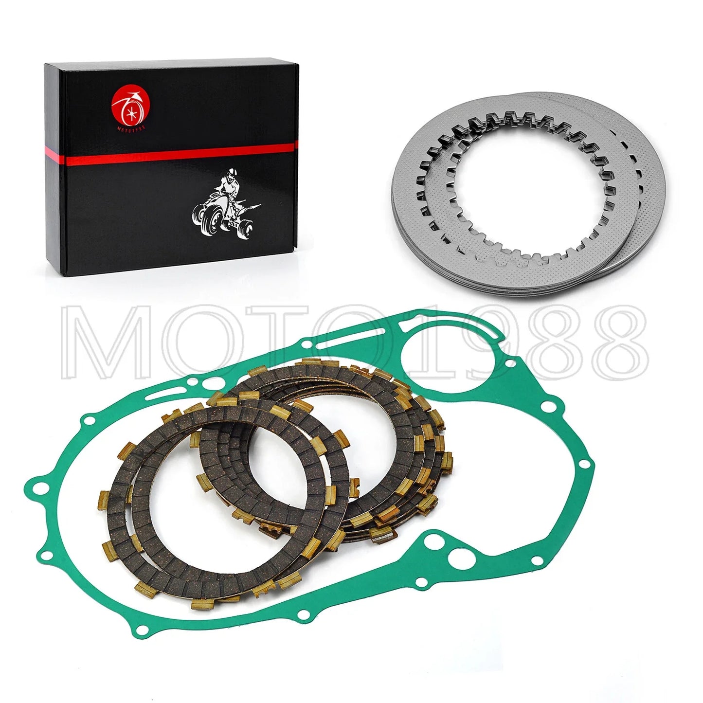HD Clutch Kit & Gasket for Yamaha V-Star 1100 XVS1100 (1999–2009)