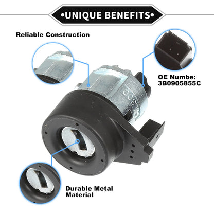 Ignition Lock Cylinder No.3B0905855C for Volkswagen Beetle