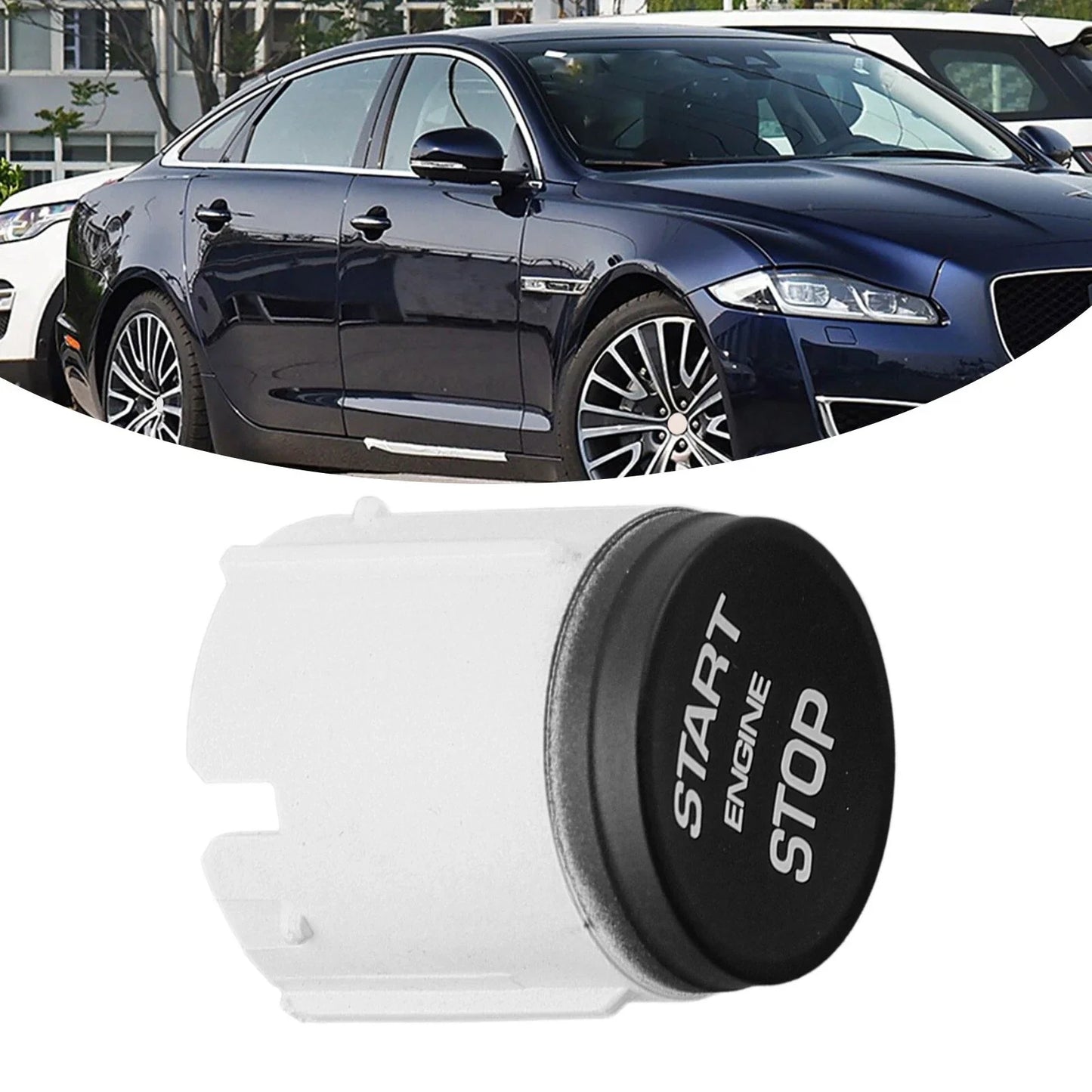 Ignition Starter Switch Start Stop Button Cover for Jaguar XJ XJL