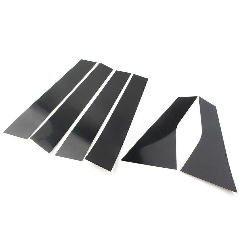 Pillar Post Door Window Trim Covers for Honda Accord (2018-2020) Black