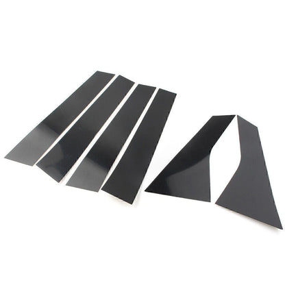 Pillar Post Door Window Trim Covers for Honda Accord (2018-2020) Black