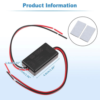 2X Car Flasher Module Strobe Controller for Brake Lights 12-24V
