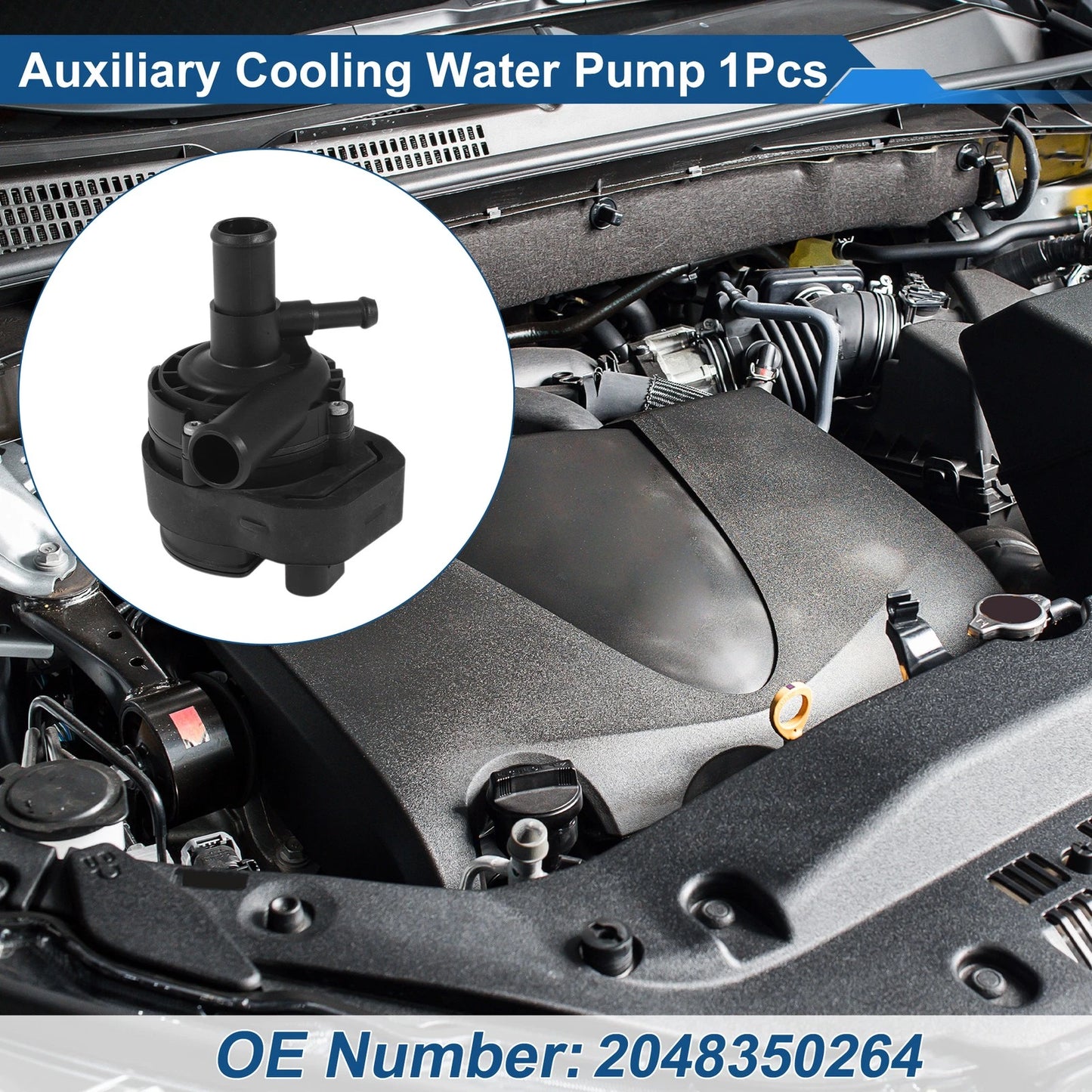 Auxiliary Cooling Water Pump for Mercedes-Benz C220 (2007–2014) No. 2048350264