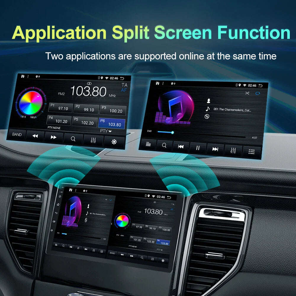7" Wireless CarPlay Android Auto Stereo for Toyota Corolla (2003-2008)