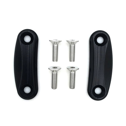 1 Pair Black Rearview Mirror Block Off Plates for Kawasaki NINJA400 (2018-2021)